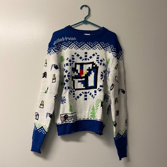 Microsoft Sweaters Microsoft Ugly Windows Sweaters Medium New